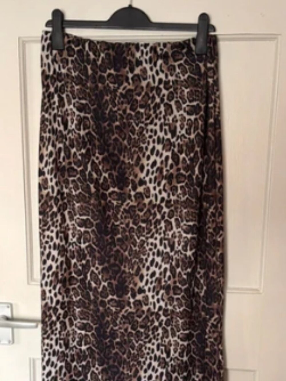 Sexy leopard print long dress